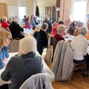 More than 200 people attended a coffee morning at Wroxham Church Hall in aid of the Disasters Emergency Committee.