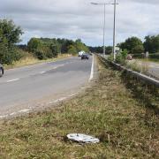 The A47 near Cucumber Lane in Brundall