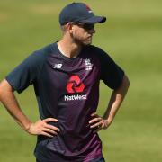 England's Olly Stone during a nets session at Lord's