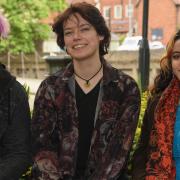 NUA students KP Gill, Lois and Nadia Maria who have opened up about their experience with depression and antidepressants