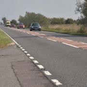 There were two crashes on the Acle Straight yesterday, August 29