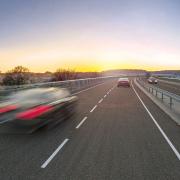 An artist\'s impression of what the Western Link viaduct would look like at road level