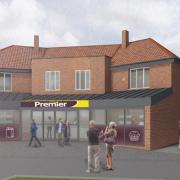 An artist's impression of how the front of the Premier store in Cadge Road, Norwich, could have looked