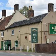 The Green Man in Rackheath which has closed