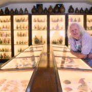 Alex Wright at his Bellarmine Museum at Swaffham. Picture: DENISE BRADLEY