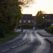 White Woman Lane in Sprowston, Norwich, looking toward the Spixworth Road. Picture: DENISE BRADLEY