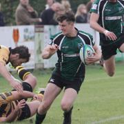 Freddie Henley-Hunter in North Walsham action at Tring. Picture: HYWEL JONES