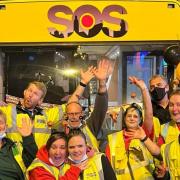 The SOS Bus team helps more than 20 people on an average night