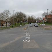 A crash is causing delays in Wymondham.