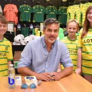 David Wagner spent an hour meeting Norwich City fans at Jarrolds