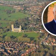 Cllr Michael Rosen (inset) says he believes Wymondham Town Council should have a better plan for spending public money