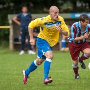 Matt Blake, pictured in action for Norwich United, has had an FA hearing find him not guilt of improper conduct and violent conduct