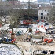 Hay Hill remains closed to the public as the work continues