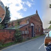 Plans to convert the Old Goods Shed in Wymondham into a cinema have gone quiet. Inset: Wymondham's mayor Suzanne Nuri-Nixon