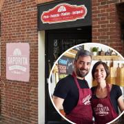 Veronica Iapichino and Marc Carrizo (inset) have talked about a boom in business after featuring on a Channel Four show