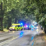 Emergency services have been called to a crash on a major city road