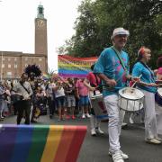 A previous Norwich Pride celebration