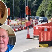 Ongoing work to Dereham Road in Costessey is continuing to anger locals