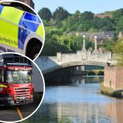 A person was rescued from a river in Norwich in the early hours of the morning.