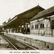 The station at Melton Constable, once described as Norfolk’s answer to Crewe