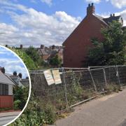 Plans have emerged for a home to be built on some disused land in Carrow Road