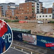 Folk living next to an 'eyesore' development site are calling for Orbit Homes to finish the work