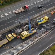 The driver sustained minor injuries, according to Surrey Police (Gareth Fuller/PA)