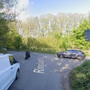 Costessey Lane is blocked at its junction with Ringland Road following a crash