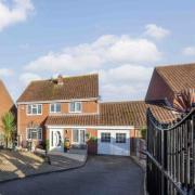 A five-bed home in Gurney Road, New Costessey, is on sale with Russen & Hill Estate Agents for £525,000 with an indoor bar and raised sun terrace