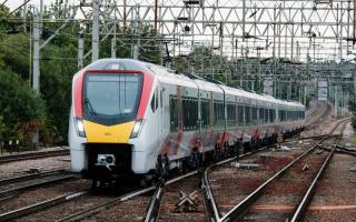 Rail lines were blocked after a Greater Anglia train to Norwich struck an animal on the tracks between Great Yarmouth and Acle