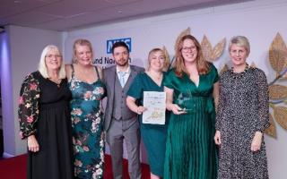 The acute oncology team at the NNUH, last year's winners of the patient choice award