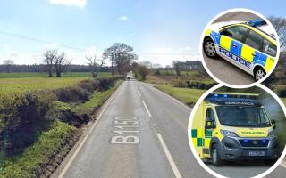 A man in his 20s has died after a crash on North Walsham Road in Westwick