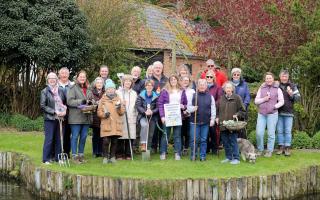 Some of the Wreningham and Top Row gardeners that will be opening their gardens to the public