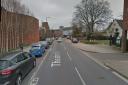 The Hyundai Bayon was parked in Theatre Street in Norwich