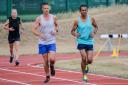 Bhaskar Kumar competing at a track race at the UEA