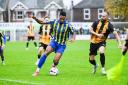 Gold Omotayo scored a late consolation for King's Lynn Town at Chorley