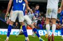 Leicester City's Abdul Fatawu ran over Conor Chaplin in the Foxes' box - but no penalty was given