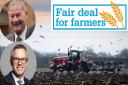 Norfolk MPs Rupert Lowe (top) and James Wild were among those who joined a Commons debate on the implications of the budget on farming communities