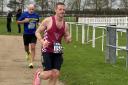 Mark Armstrong closes in on the finish line at the Norwich Half Marathon