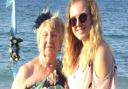 Giving back: Emily Petch (right) is doing a charity skydive in memory of her nanny, Pat Petch (left), who died aged 79 following a 15-year journey with breast cancer