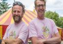 Andrew Bunn and Derek Robertson, co-founders of Red Card Comedy Club and Laugh in the Park.