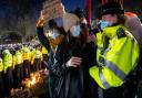 Scenes from a vigil for Sarah Everard in Clapham Common, London