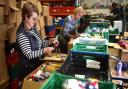 A team of volunteers at Norwich Foodbank pictured in 2017