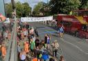 The start of the Run Norwich 10k outside the Theatre Royal - another proud moment for the theatre as people with specific needs watched from the balcony