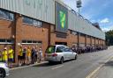 Norwich City fans paid tribute to Canaries legend Terry Allcock