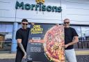 L-R One Planet Pizza's Joe and Mike Hill outside Morrisons where the 'Tex Mex' pizza is now available