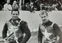 Captain and star rider in Norwich’s final year, 1964. Reg Trott (left) and Ove Fundin. Photo: Mike Kemp Collection.