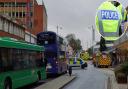 Police have confirmed the man who was spotted on top of the NCP car park in St Stephens Street, has been detained under the Mental Health Act