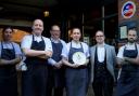 The Last team L-R: Ren Kikuchi (pastry chef), George Aldous (sous chef), Steven Raven (head waiter), Chloe Knight (senior chef de partie), Sebastian Taylor (co-owner) and Mortimer Fraser (head chef)