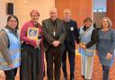 RME Volunteers with Helena Judd, Bishop Peter Collins, Inti Paoluccis and Pam